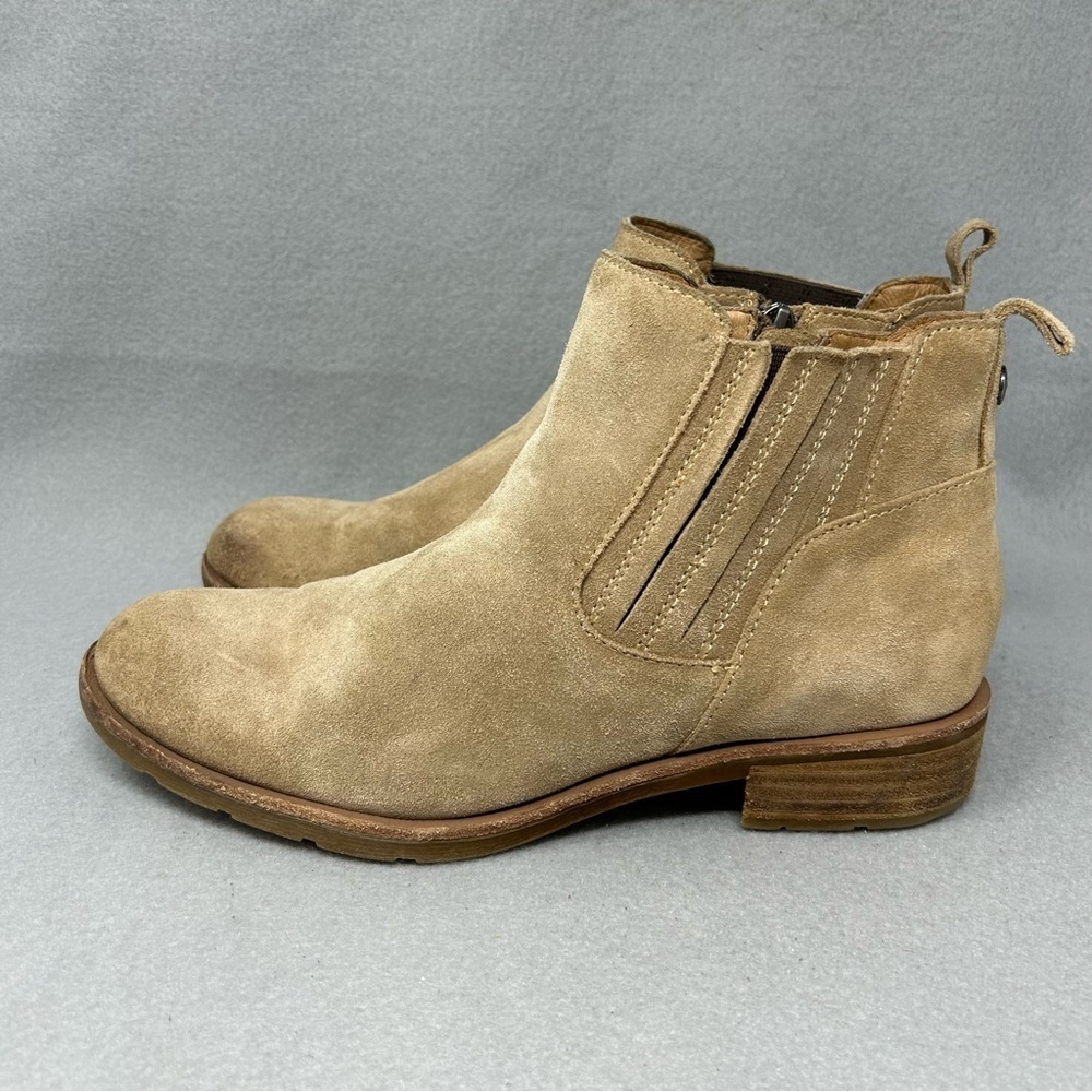 Söfft BELLIS II Barley Suede Side Zip Waterproof Chelsea Boots Women Sz 9.5